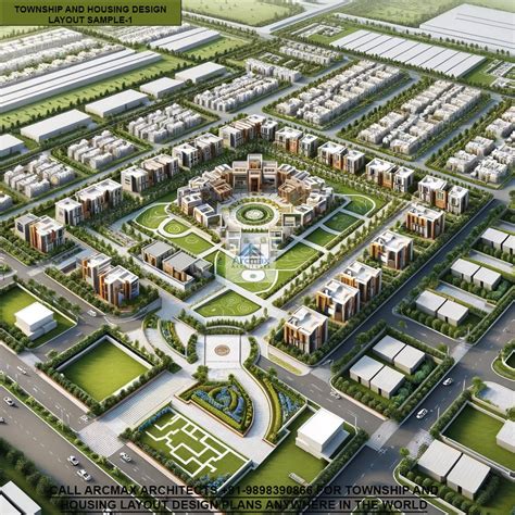 Architects for Township Planning in India, USA and UK - Arcmax Architects