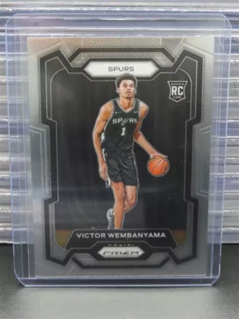 CARTE RECRUE 2023 24 Panini Prizm Victor Wembanyama RC 136 San Antonio