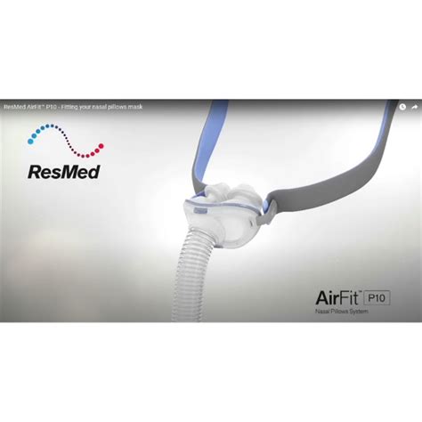 Resmed Airfit P10 Nasal Pillow Cpap Mask