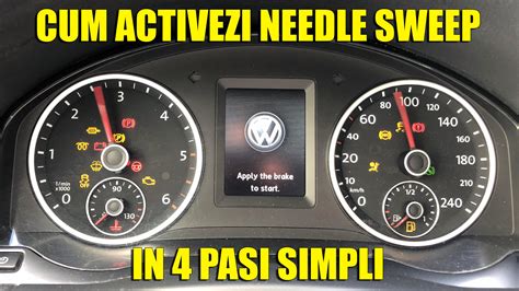 Cum Activezi NEEDLE SWEEP Rotire Ceasuri Bord VW Skoda Audi Seat