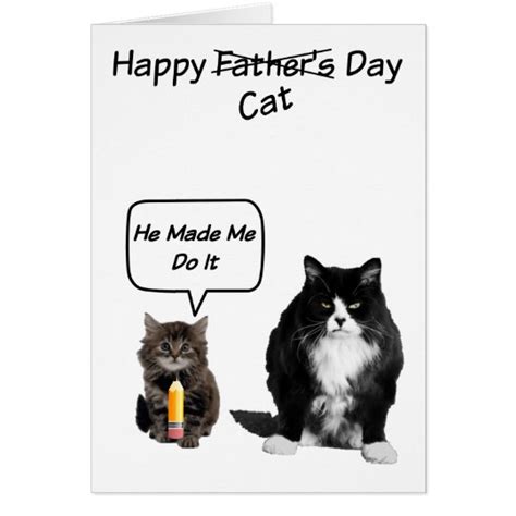 Funny Grumpy Cat Fathers Day Cards Zazzle