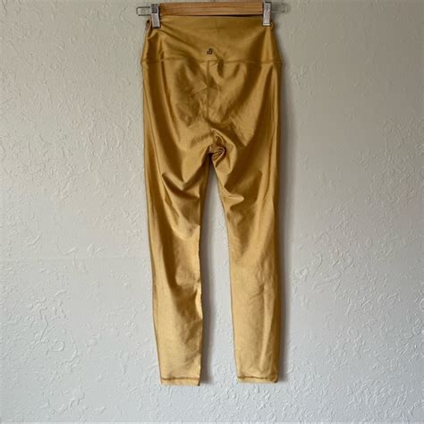 Weworewhat Pants And Jumpsuits New We Wore What Spandex Leggings Gold