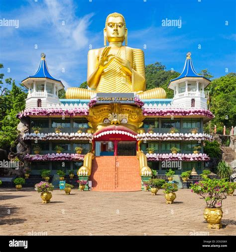 Golden Temple Of Dambulla Or Dambulla Cave Temple Is A World Heritage