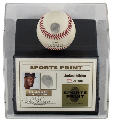 Lot Detail Bob Gibson Signed Limited Edition Onl Baseball With