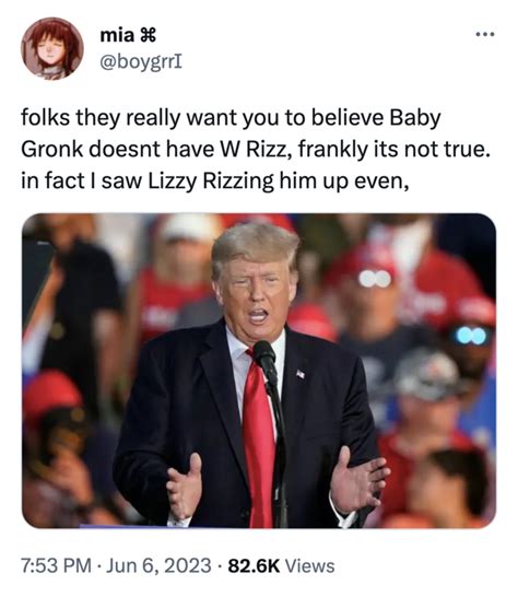 Baby Gronk Rizz Meme Baby Gronk Rizz King Livvy Just Rizzed Him Up