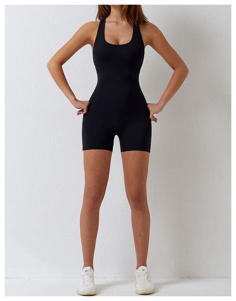 Women One Piece Slimming Elastic Compression Jumpsuit Workout Bodysuit