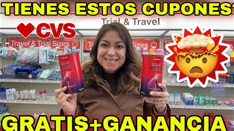 Tienes Estos Cupones Cvs Gratis Mas Ganancia Youtube