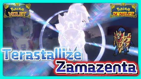 Terastallize Zamazenta VS Shiny Zamazenta Pokemon Scarlet And Violet