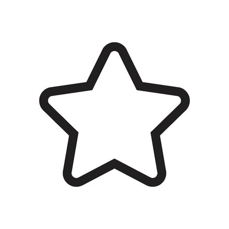 Premium Vector Star Icon Vector Illustration Template