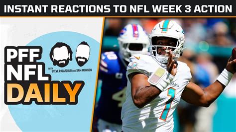 Instant Reactions To Nfl Week Action Nfl Daily Youtube