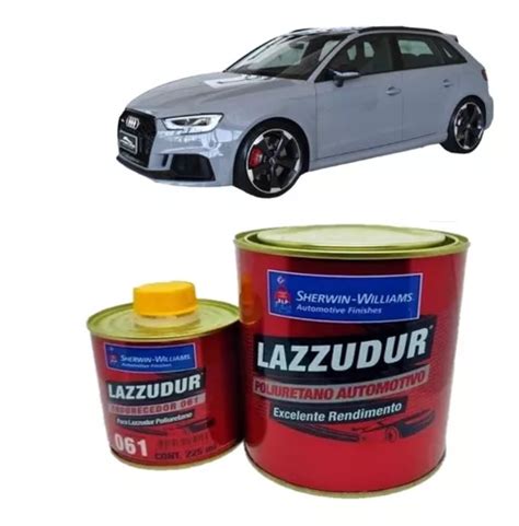 Tinta Automotiva Pu Cinza Nardo Audi Ly7c Kit C 0 9 Litros Frete grátis