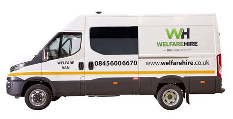 Welfare Van Hire Welfare And Seating Up To 7 People Kelling Group