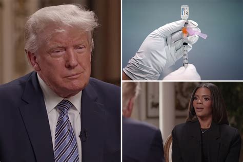 Donald Trump defends COVID-19 vaccines during Candace Owens interview ...