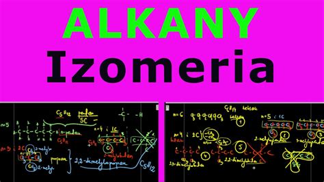 Izomeria W Alkanach Izomery Alkan W Youtube