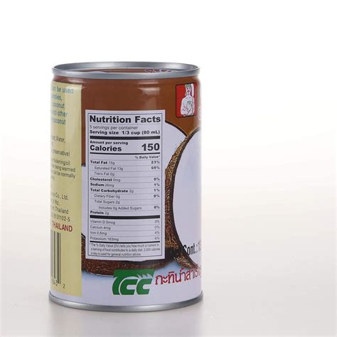 Chaokoh Coconut Milk Unsweetened 6 Pack - Premium Canned Coconut Milk