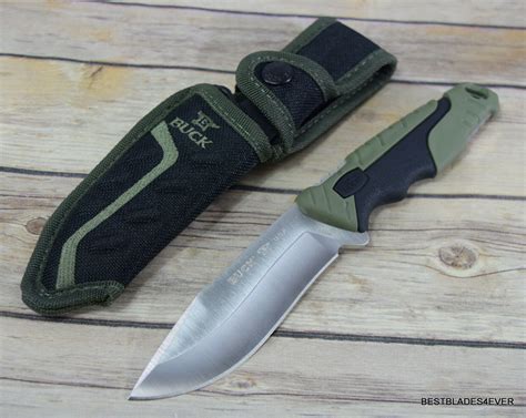 Buck Large Pursuit Full Tang Fixed Blade Hunting Knife W Sheath