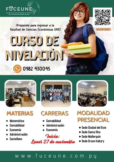 UNE Siguen las inscripciones para el Curso de Nivelación para ingreso