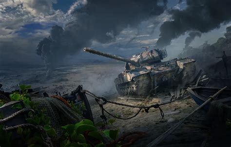 Wallpaper Smoke Tank Game World Of Tanks World Of Tanks Wargaming