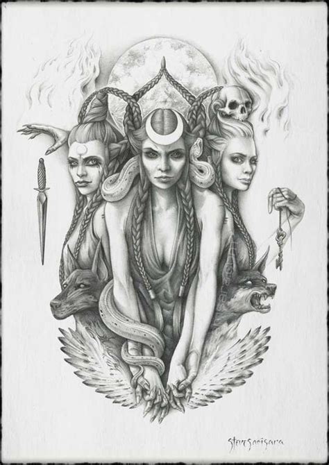 Hecate Hekate In Greek Mythology Is The Goddess Of Crossroads