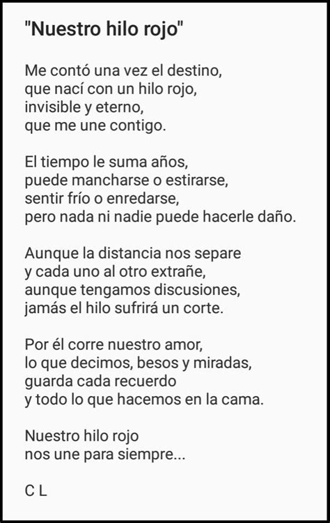 Nuestro Hilo Rojo Poemas En Ingles Poemas Rom Nticos Cortos Poemas