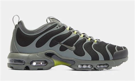 Nike Air Max Plus Tn Ultra Black Grey Neon Sneaker Bar Detroit