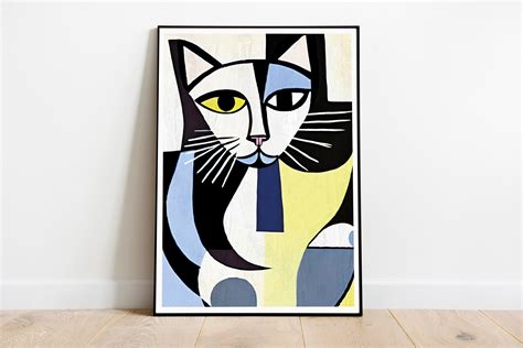 Picasso Cubism Cat