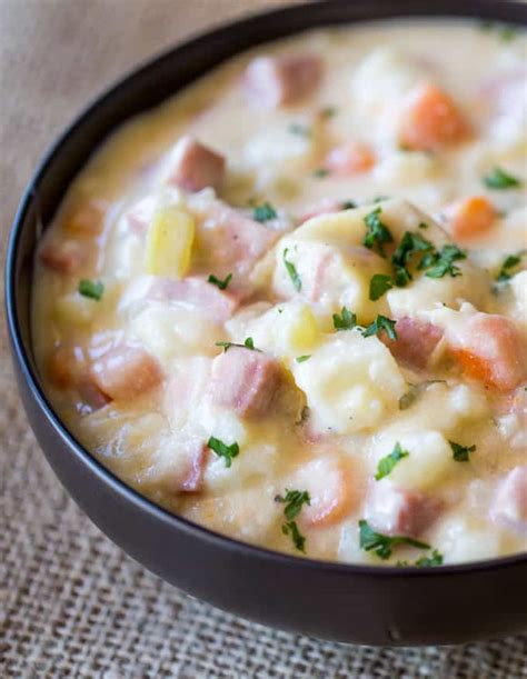 Easiest Way To Make Slow Cooker Ham And Potato Soup