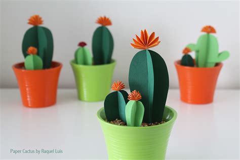 Paper Cactus Garden On Behance