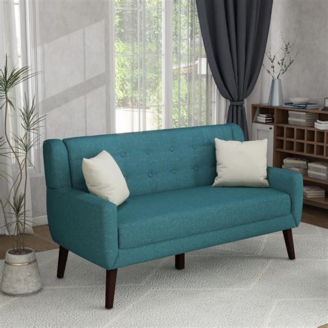 Amazon Uixe W Loveseat Sofa Modern Upholstered Love Seat