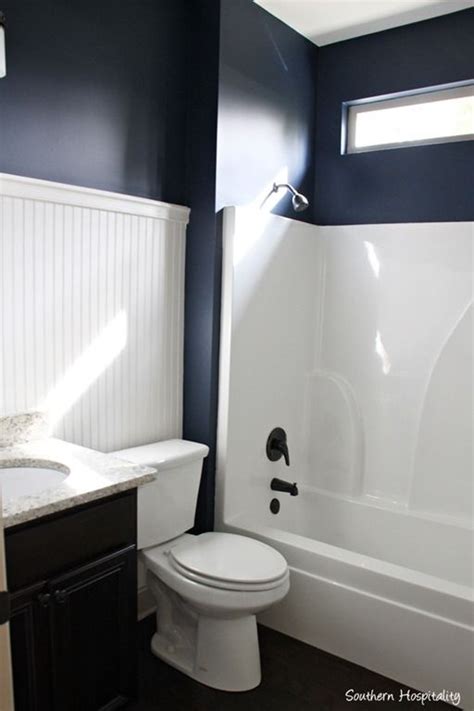 30 Gorgeous Navy Blue Bathroom Wall Decor - Home, Decoration, Style and ...