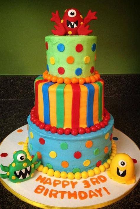 Monster birthday cake - Decorated Cake by Something Sweet - CakesDecor