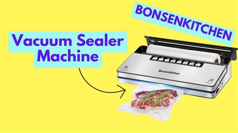 Bonsenkitchen Vs Vacuum Sealer Machine Youtube