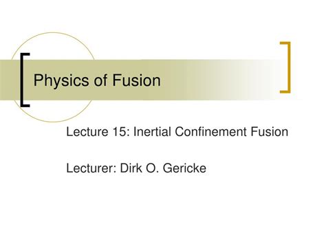 PPT - Physics of Fusion PowerPoint Presentation, free download - ID:386715