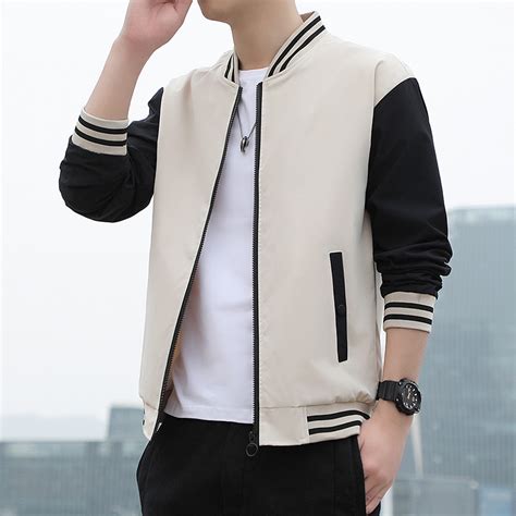 M 5XL Ready Stock Men S Sports Jacket Casual Plus Size Solid Color