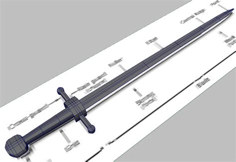 Modelling A Sword In Maya