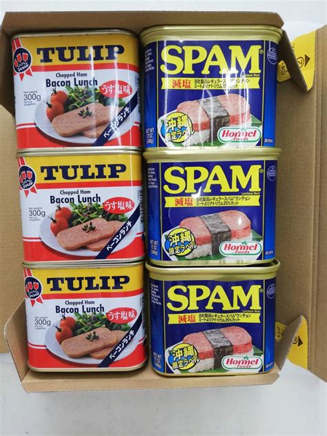 Yahooオークション スパムポーク Spam（減塩）3缶 チューリップポ