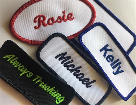 Custom Embroidered Uniform Patches Name Patches Iron-on Custom | Etsy