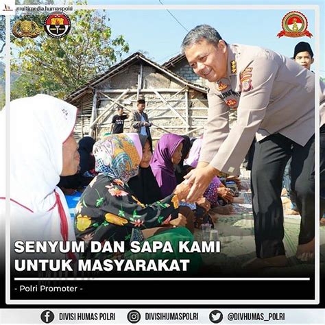 Senyum Dan Sapa Kami Untuk Masyarakat Polri Promoter Potret