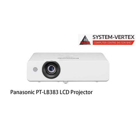 Panasonic PT LB383 LCD Projector 3800lm XGA LB386 LB356 NEW SET