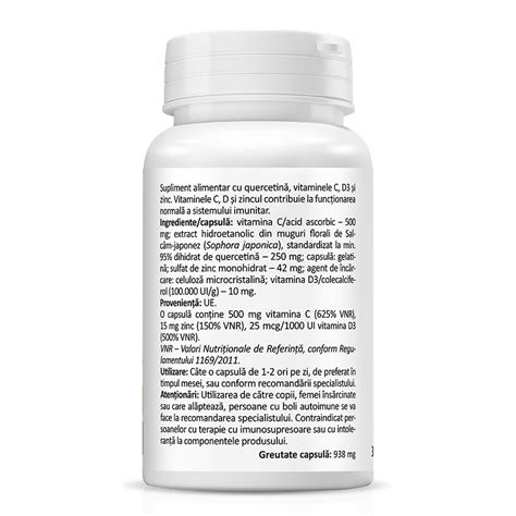 Quercetin Immune Complex 30 Capsule Zenyth Farmacia Tei Online