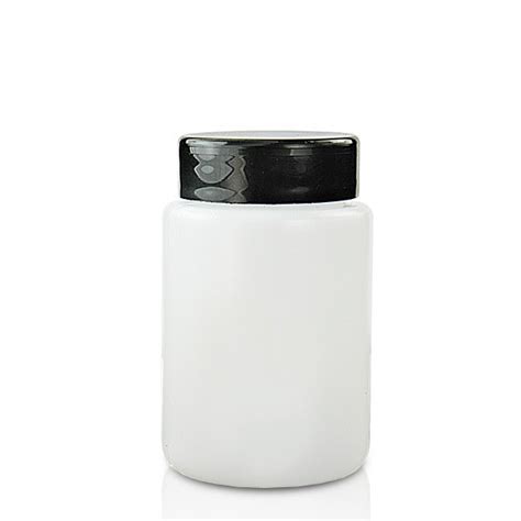 60ml Plastic Jar With Black Lid Ideon Co Uk