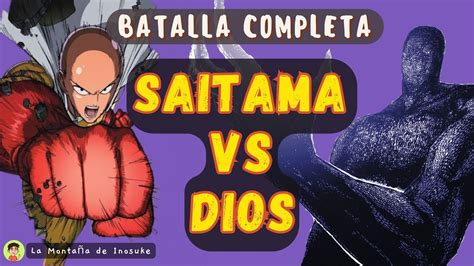 SAITAMA Vs DIOS One Punch Man RESUMEN COMPLETO Manga Narrado