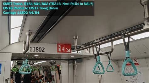 Next R151 To NSL SMRT Trains Alstom R151 801 802 Redhill