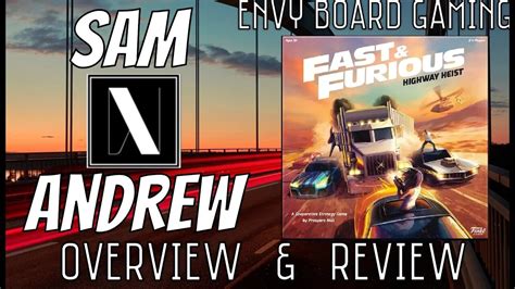 Fast Furious Highway Heist Board Game Overview Review