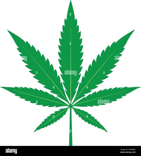 Cannabis Green Leaf Clipart Vector Stock Vector Image Art Alamy