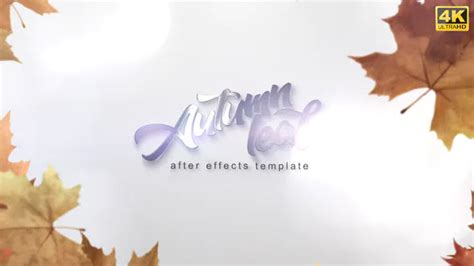 Autumn Leaf Reveal Videohive Free After Effects Templates