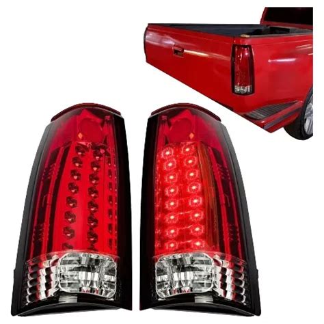 Par Calaveras Trasera Cheyenne Silverado Sierra Led