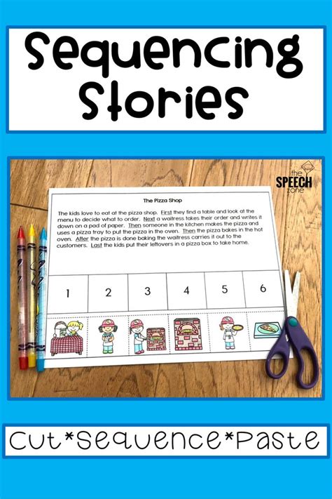 6 Step Sequencing Pictures Printable Free Each Worksheet Has A Short