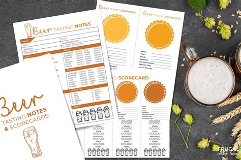 Beer Party Game Beer Tasting Guide Beer Tasting Score Card - Etsy