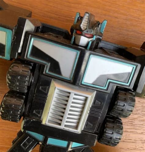 VINTAGE TRANSFORMER OPTIMUS Prime Black Truck By HASBRO Takara 1993 7